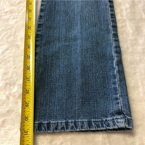 Ikeda 700 Series Denim High Rise Straight Leg Medium Wash Jeans Size 28 - Picture 11 of 12